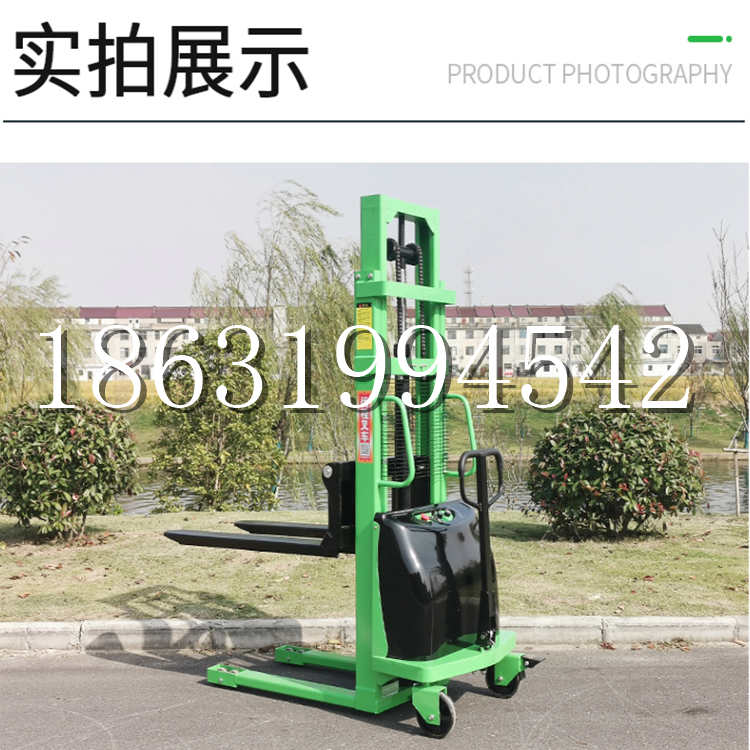 新宁县电动叉车堆高车液压铲车电瓶1吨2吨站驾步行式小型全自动叉车
